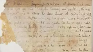 Carta inédita de Miguel Hernández a Ramón Sijé: "Estoy enfermo, toso"