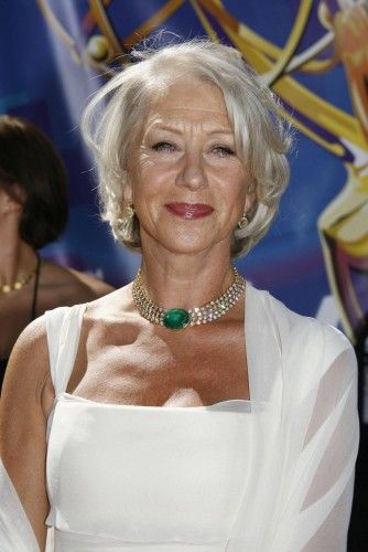 Actress Helen Mirren arives at the 58th annual Primetime Emmy Awards in Los Angeles