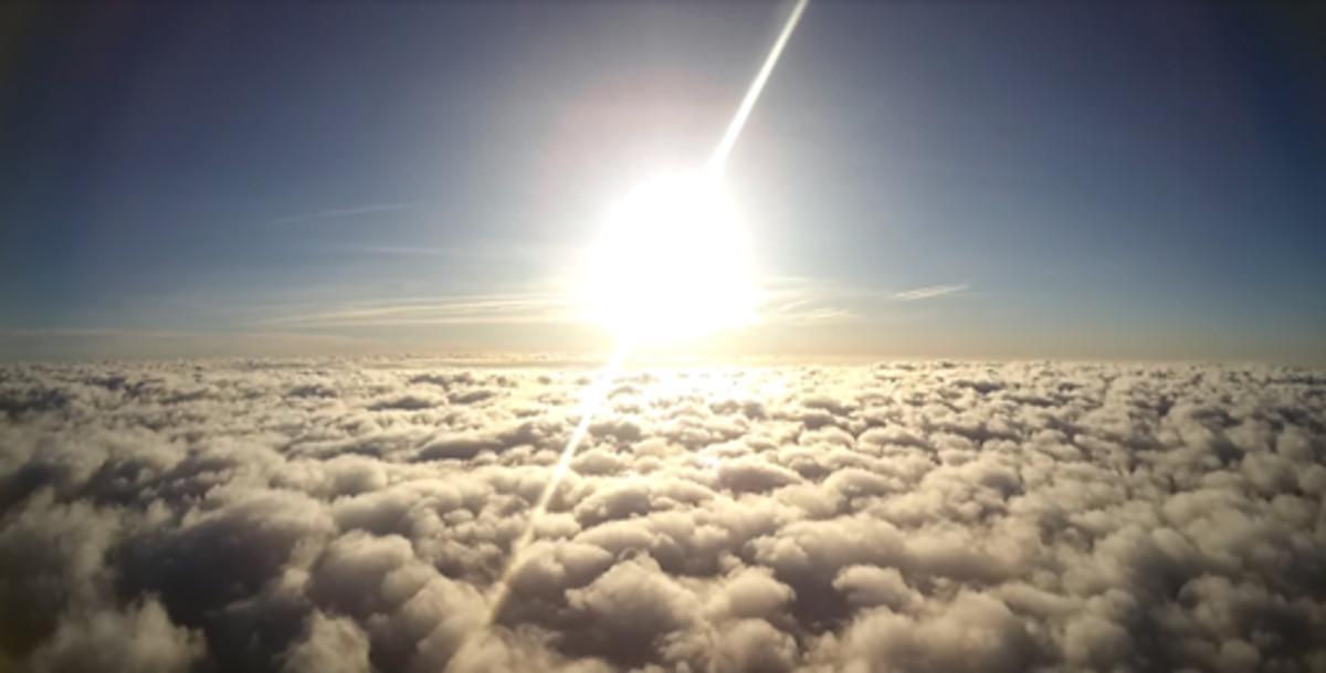 Fotografía Escullera, ganadora del concurso Global Space Balloon Challenge