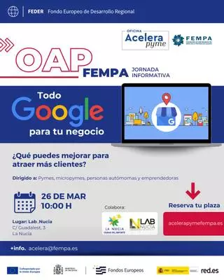 Lab_Nucia programa 4 formaciones gratuitas para impulsar la digitalización de pymes