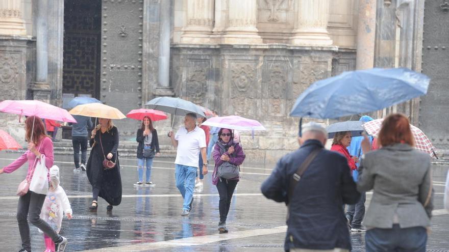 Tres borrascas empapan la Región de Murcia el resto de la semana