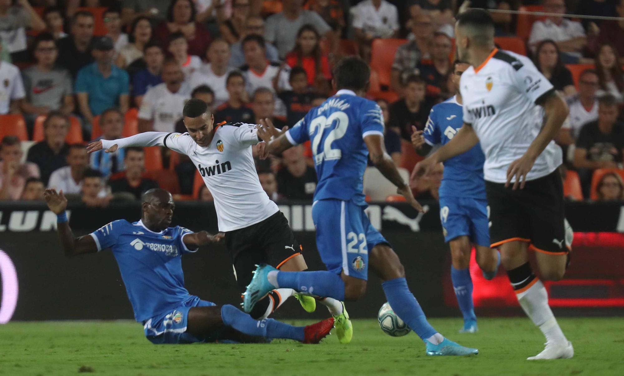 Los enfrentamientos Valencia CF - Getafe con Bordalás en el banquillo madrileño