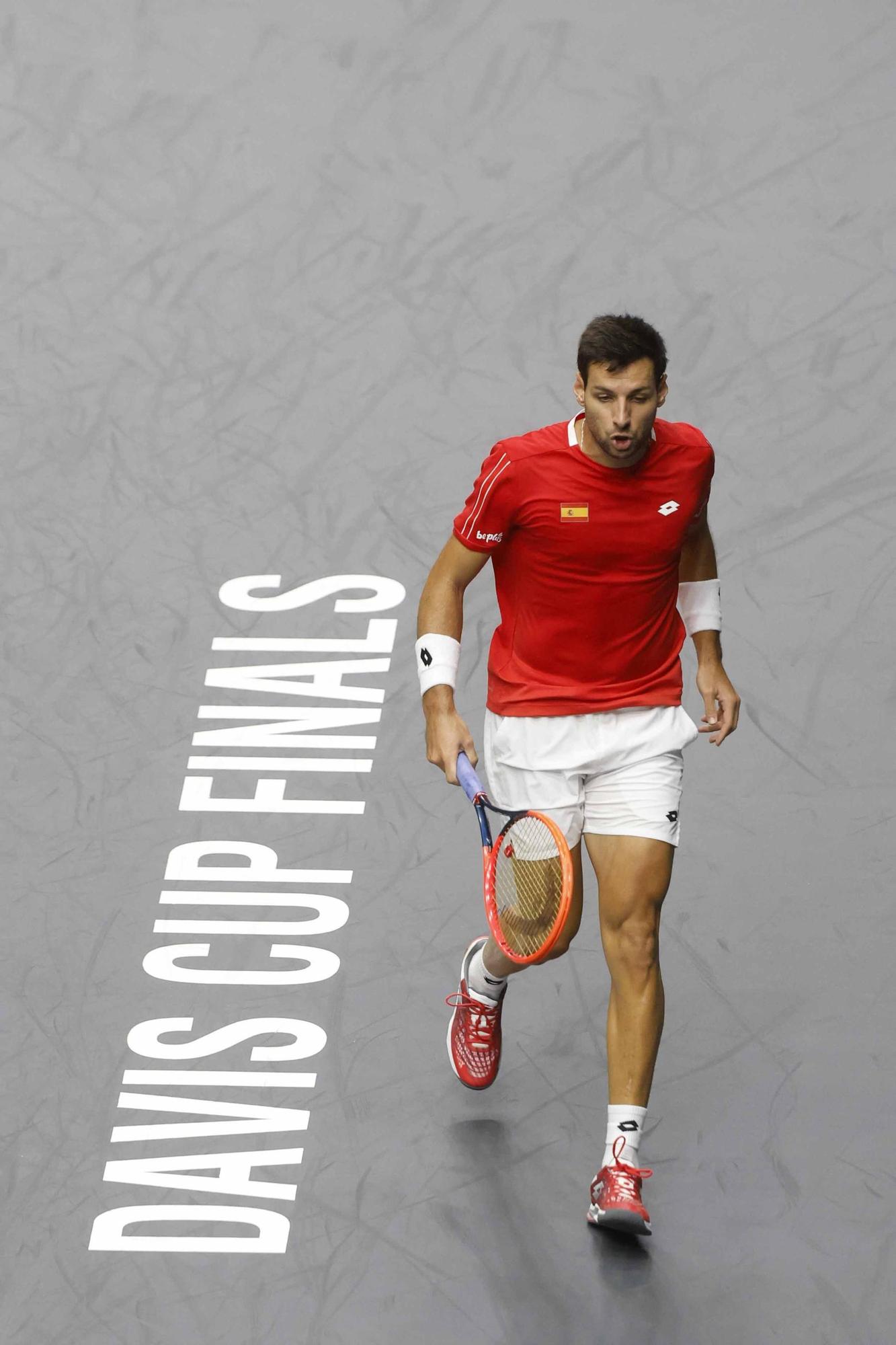 Segunda jornada de Copa Davis, ya con Djokovic entrenando en L´Alqueria