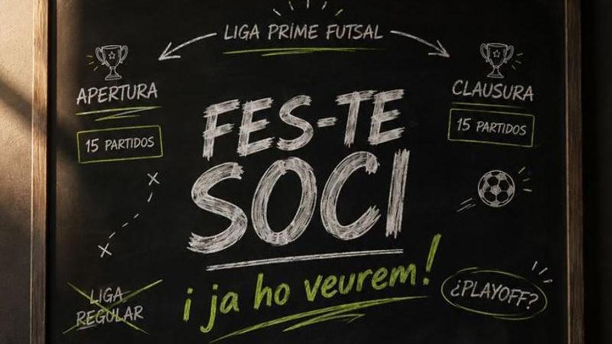 Campaña de abonados del Palma Futsal.