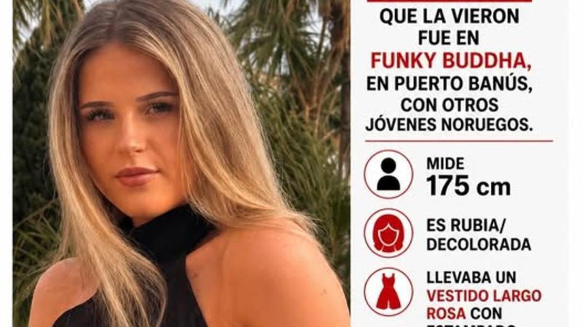 La menor noruega desaparecida en Puerto Banús es la víctima del atropello en Mijas