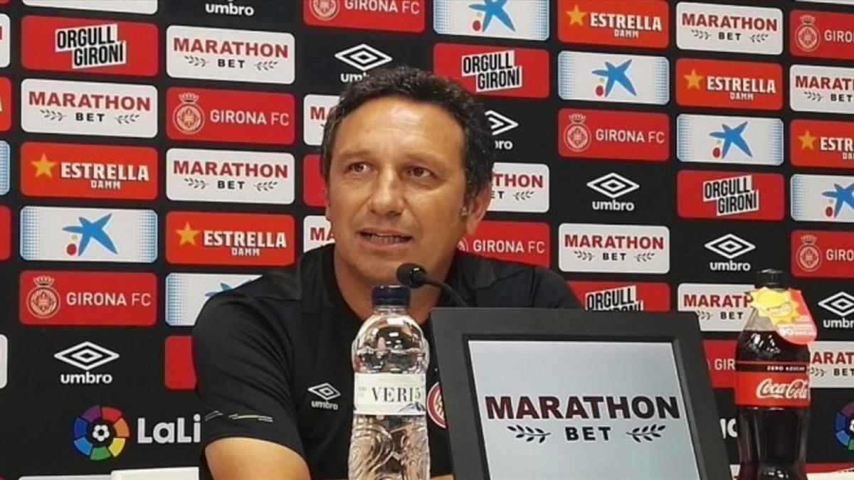 Eusebio en sala de prensa