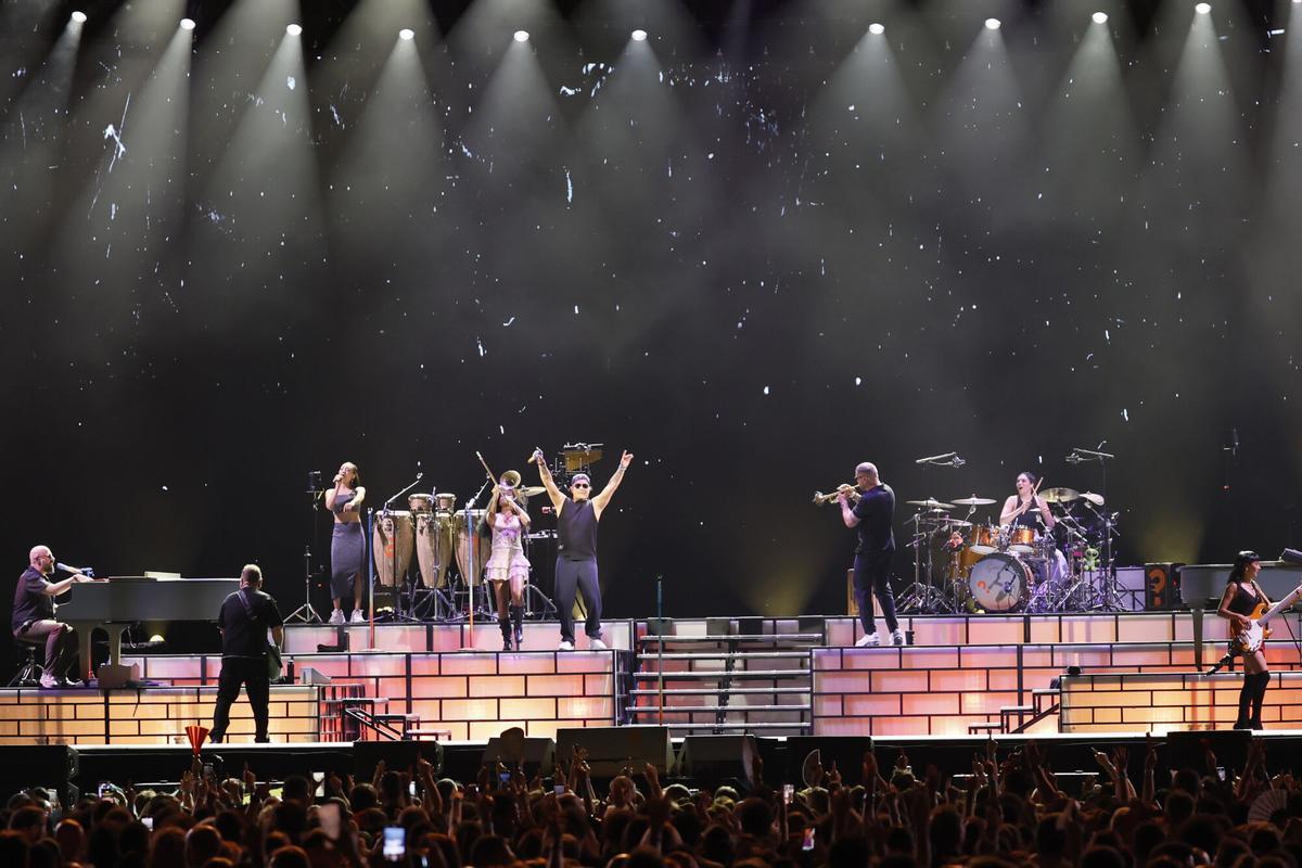 Las imágenes del concierto de Alejandro Sanz en Sevilla Las imágenes del concierto de Alejandro Sanz en Sevilla