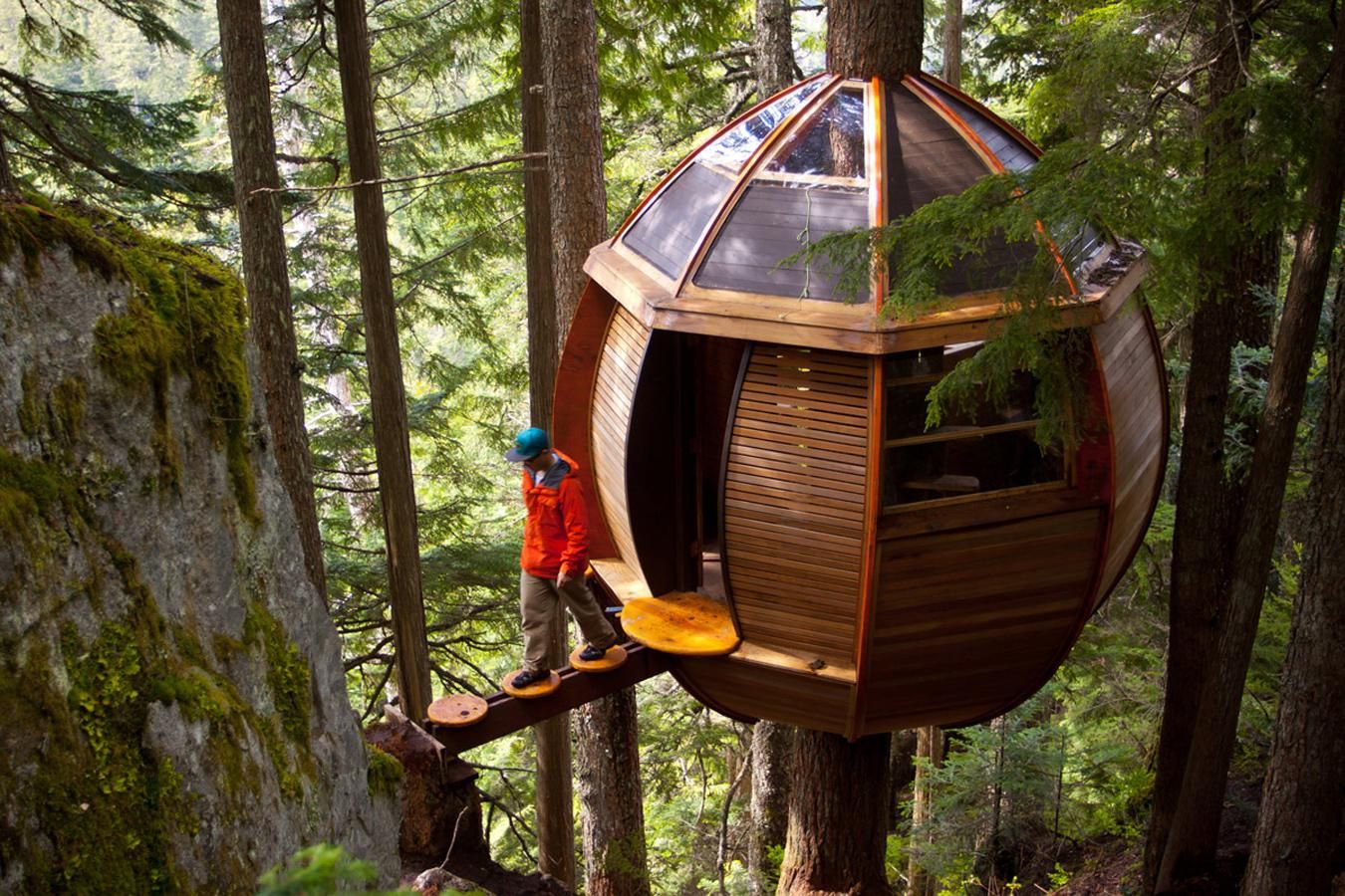 La casa de madera de Joel Allen