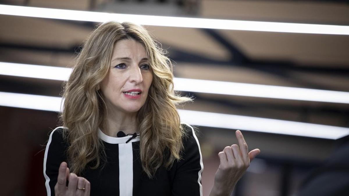 Yolanda Díaz: "Derogaremos la primera parte de la reforma laboral este 2021"