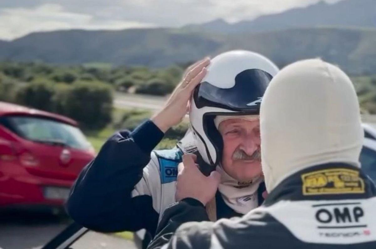 Trevín, en 2023, en la «shakedown» de Llanes.