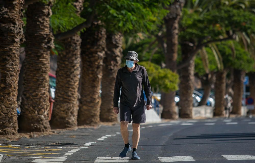 Uso de la mascarilla en Santa Cruz de Tenerife