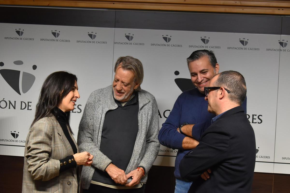 Carlos Ortiz, Esther Gutiérrez, Luis Pastor y Antonio Luis Suárez.