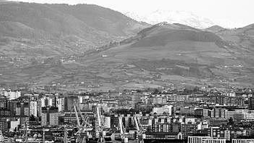 Panorámica de Gijón desde la Campa Torres.