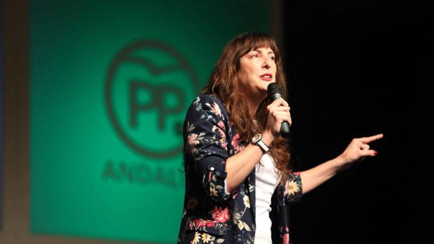 La secretaria general del PP-A, Loles López, este sábado en Marbella.