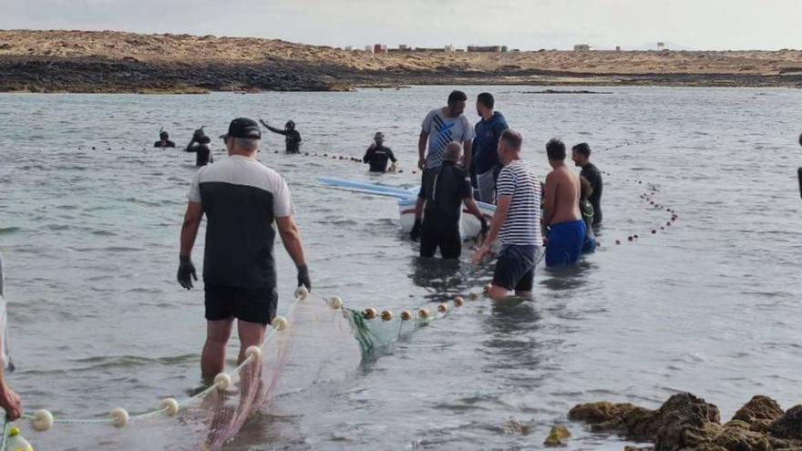 El Cotillo vuelve a echar el trasmallo