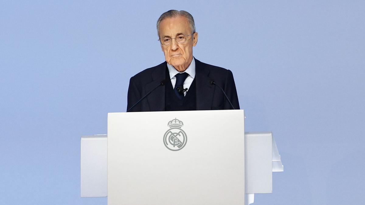Florentino Pérez cargó por el caso Negreira