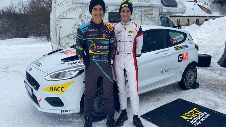 Rogelio Peñate arranca motores en el Rally de Estonia