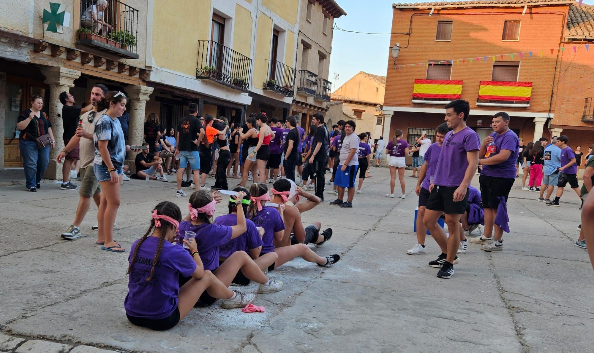 Imagen de las fiestas del Ofrecimiento en Tiedra.