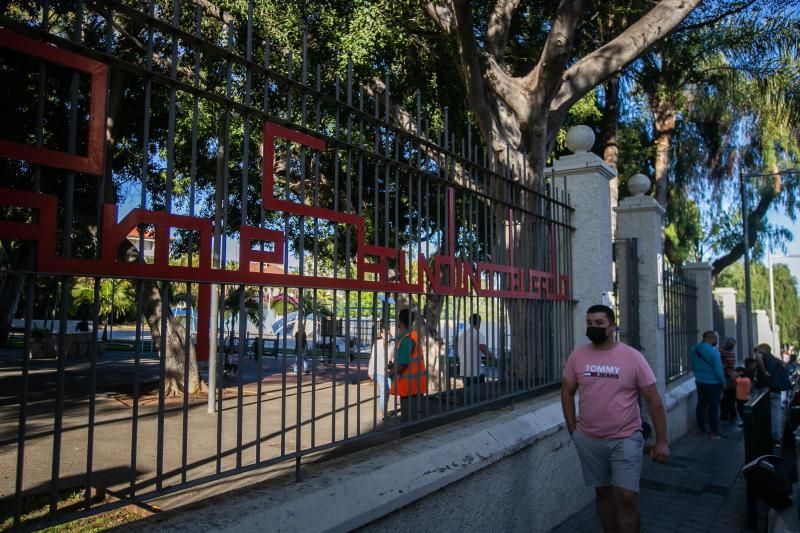 Parque Secundino Delgado, en el barrio Salamanca