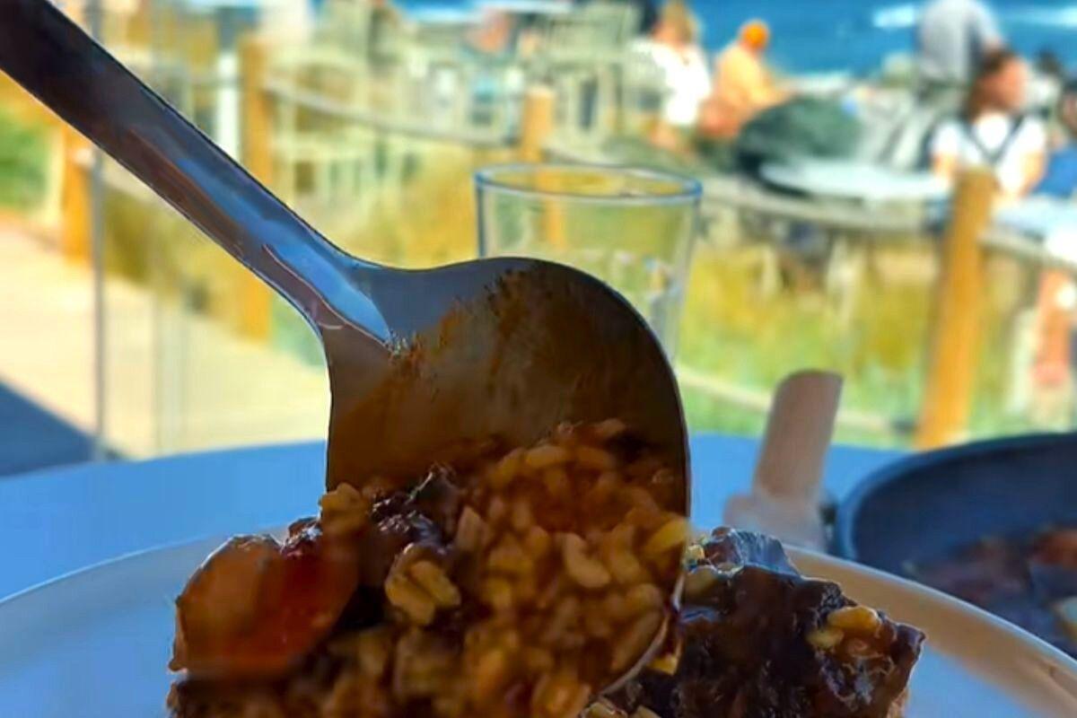 El arroz meloso de esta popular terraza de Arteixo.