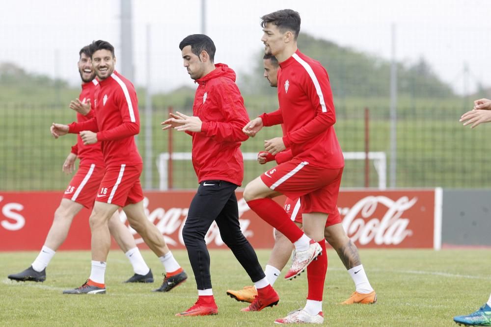 Entrenamiento del Sporting