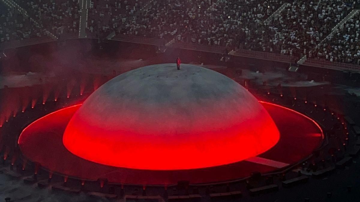 Kanye West en el Estadio Metropolitano en Madrid 2026