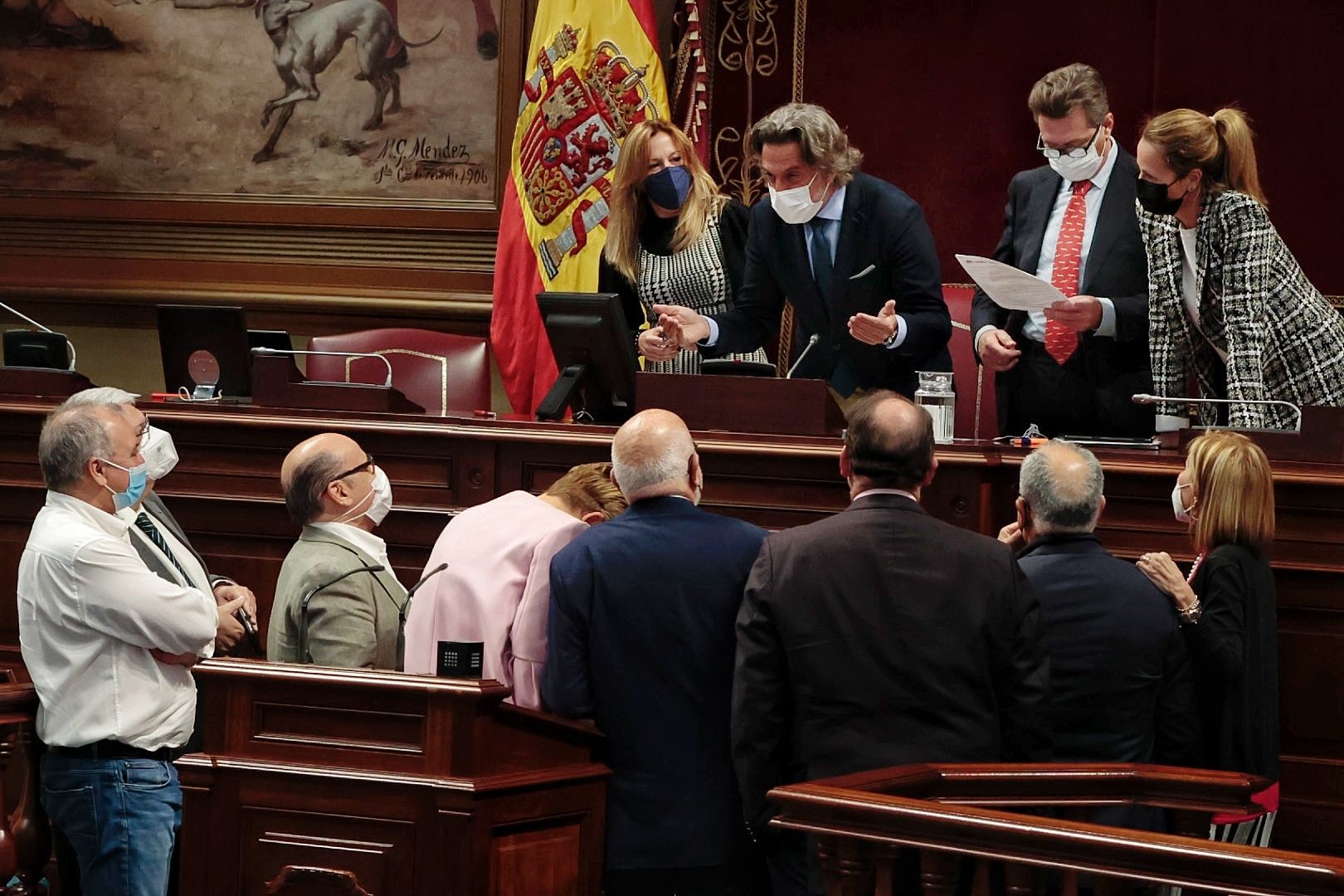 Segunda sesión del Pleno del Parlamento de Canarias