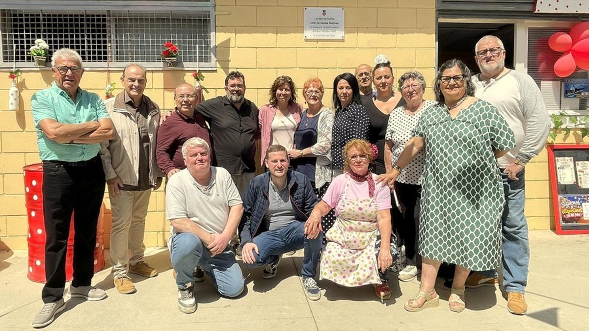 Una imatge de la inauguració de la pista coberta de Mas Florit, a Blanes.