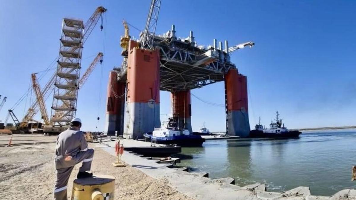 Plataforma de Navitas Petroleum para el proyecto Shenandoah, en el Golfo de México