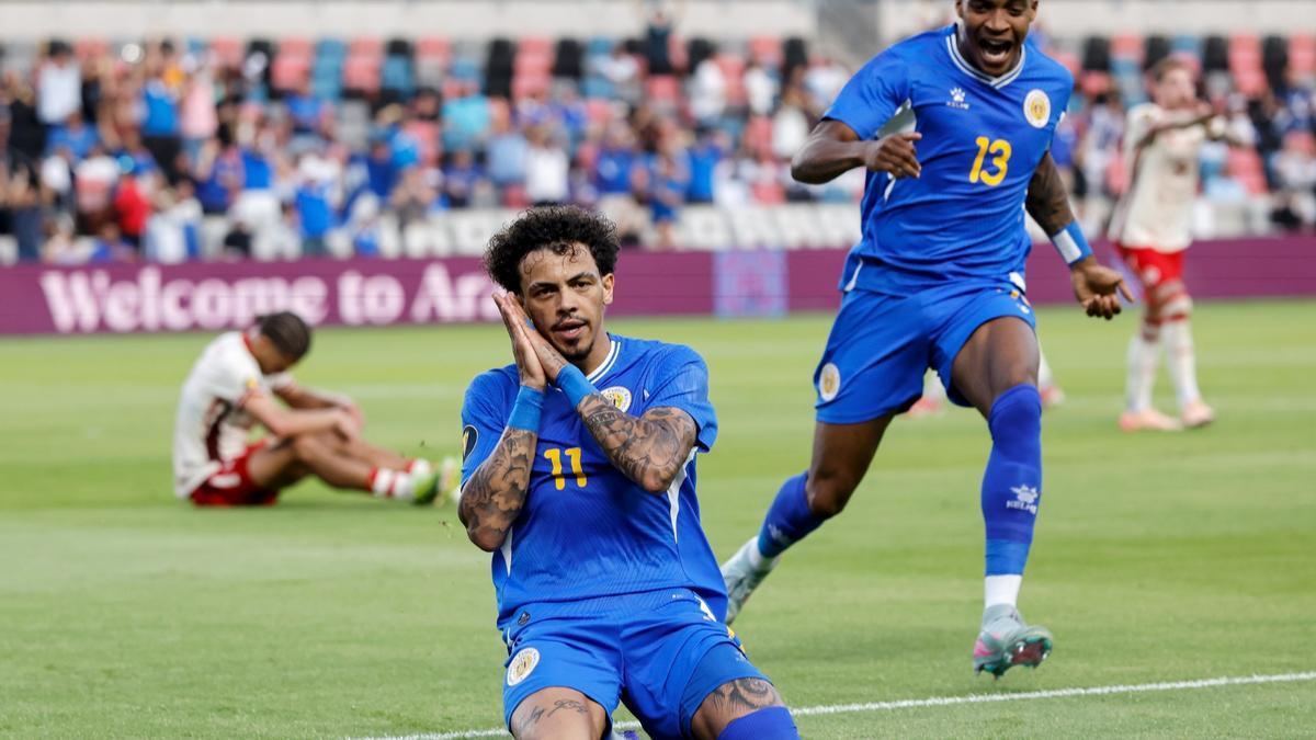 Así celebró el canal de Curazao Direct 13 el gol anulado a Jamaica