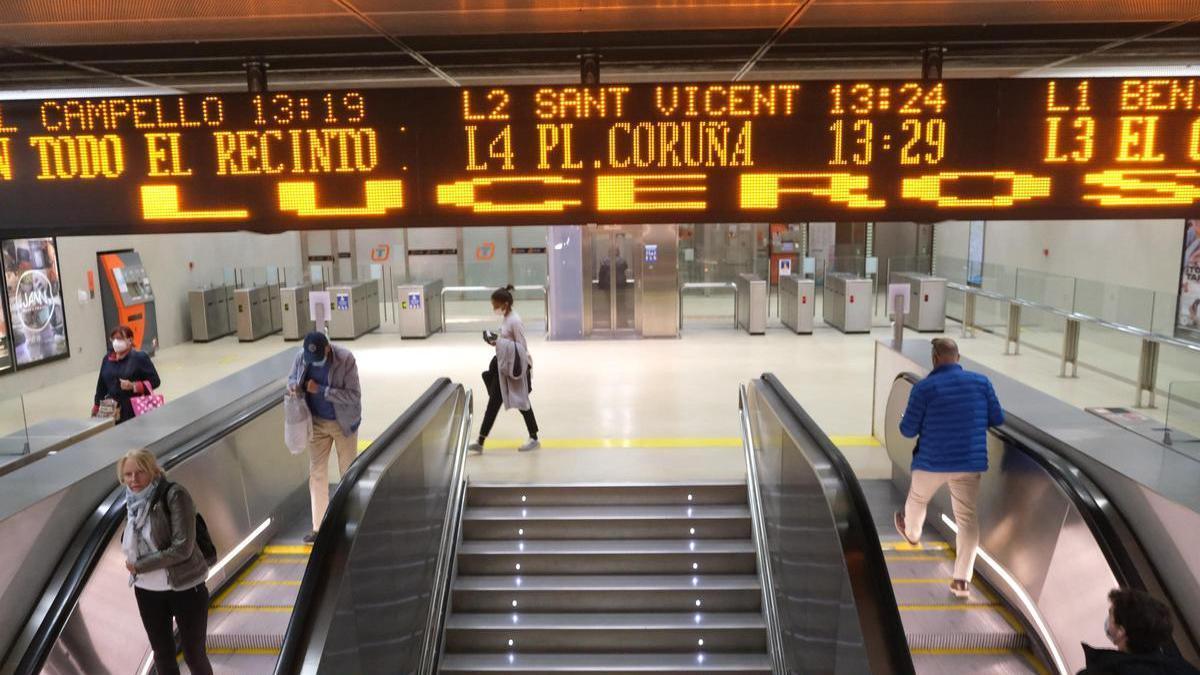 La estación de Luceros ya no será término, como ahora, sino que la conexión por ahora finalizará en Renfe