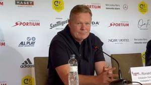 Koeman: Por lo que veo, con Xavi, Laporta ha aprendido como proteger a su técnico”