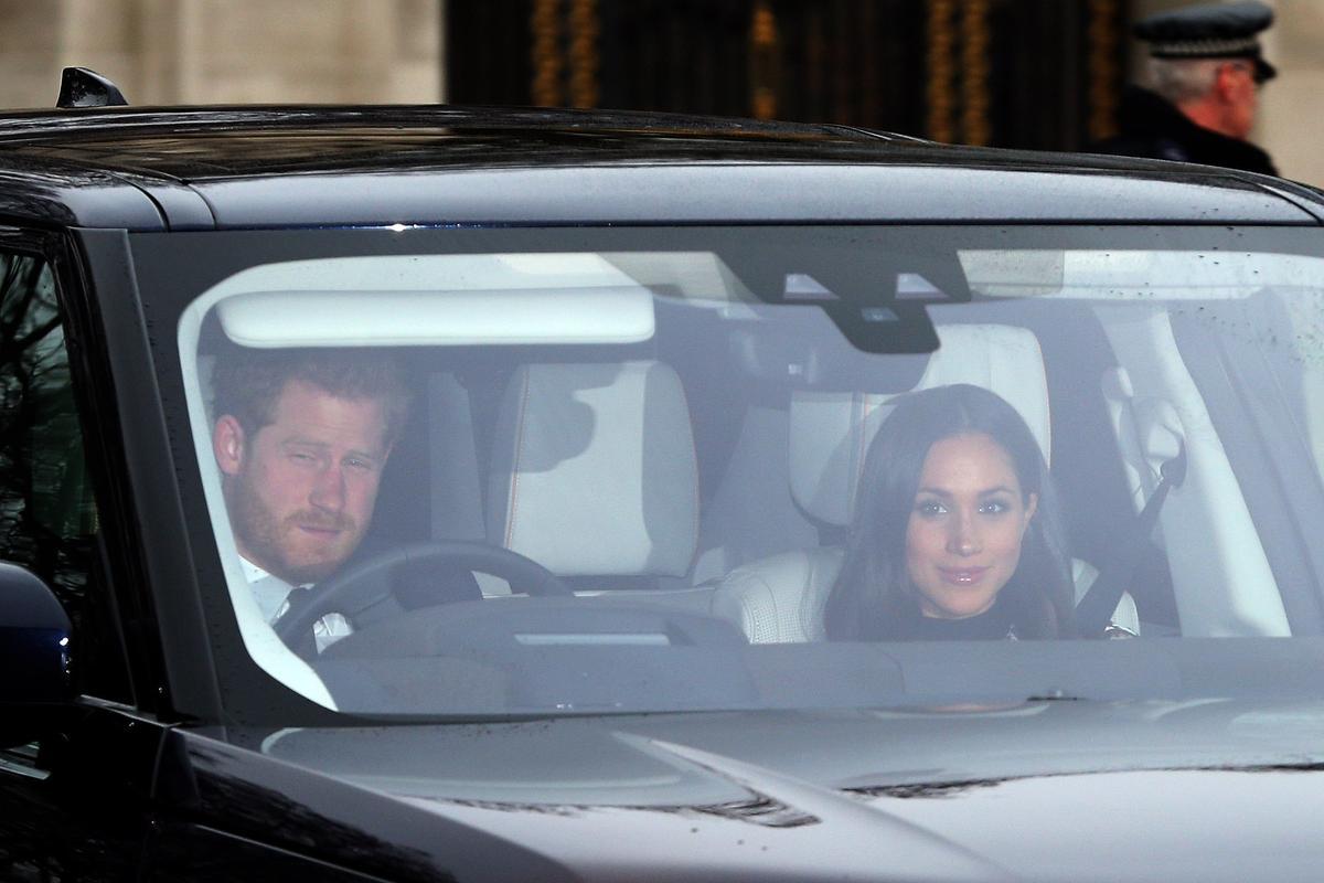 El Príncipe Harry junto a Meghan Markle