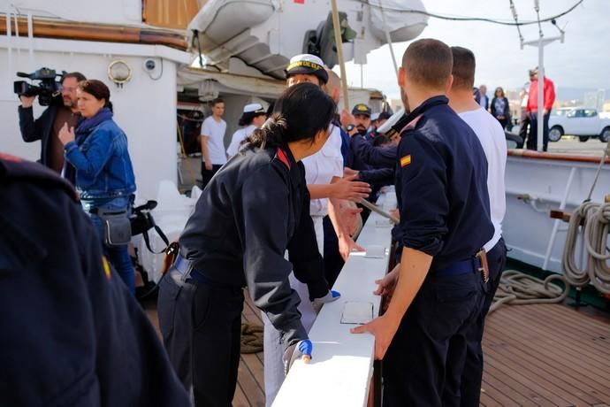 LLEGADA DEL JUAN SEBASTIAN ELCANO