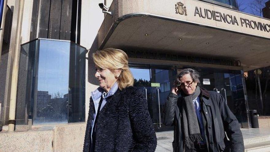 Anticorrupción pide imputar a Esperanza Aguirre por la financiación irregular del PP de Madrid