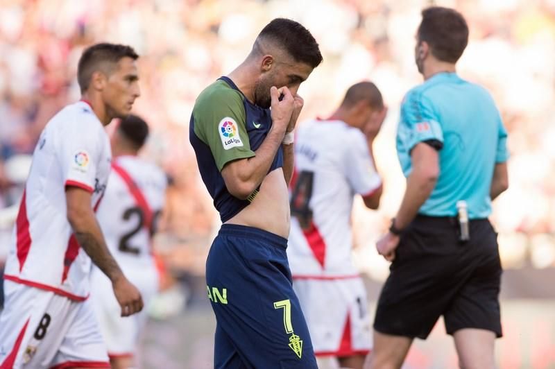 Partido entre el Rayo Vallecano y el Sporting