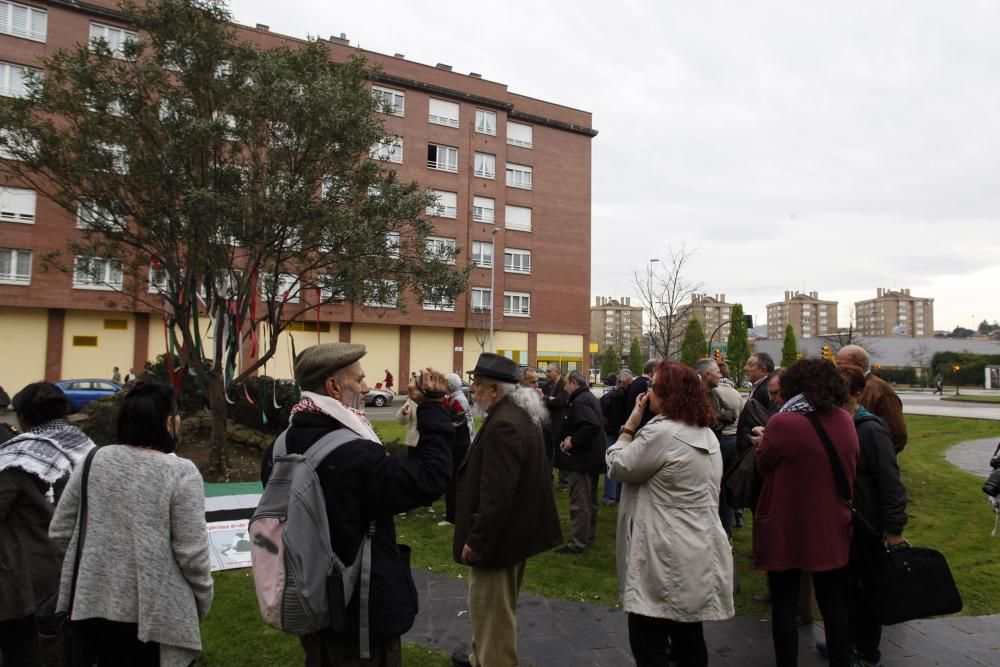 Homenaje al pueblo palestino en Gijón