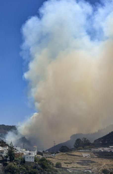 ARTENARA. Incendio en la Cumbre.Barrio de Las Peñas  | 11/08/2019 | Fotógrafo: José Pérez Curbelo