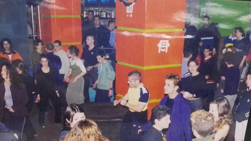 Discoteca Metro en 1999.
