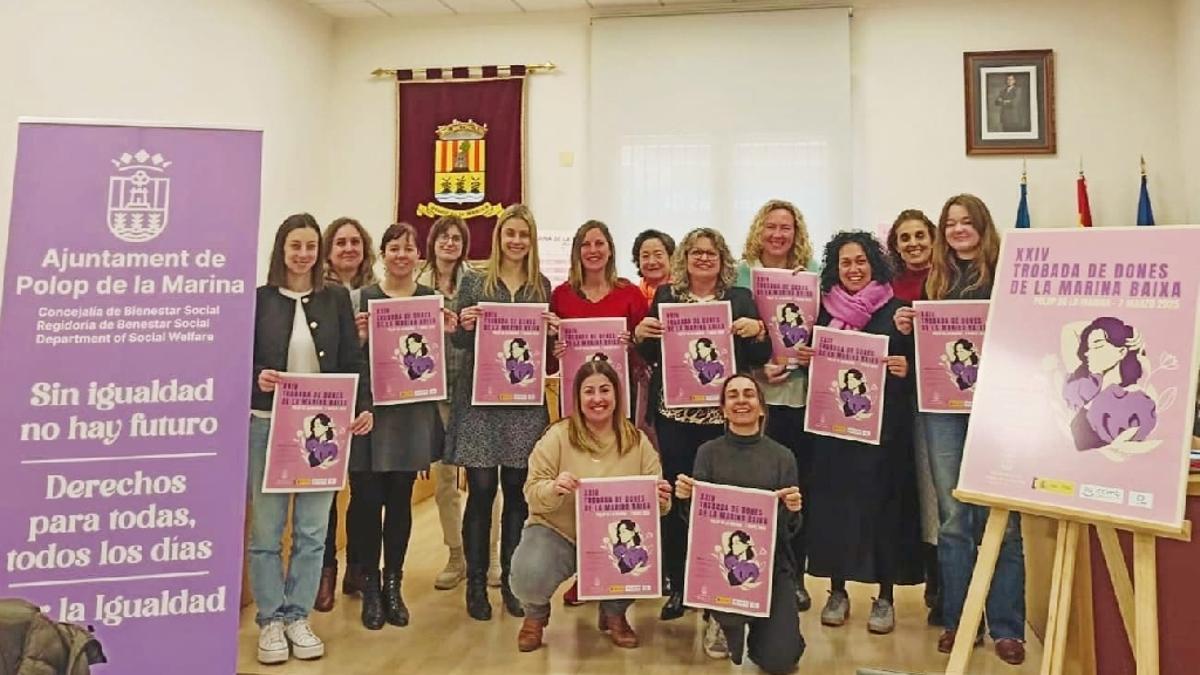 Presentación de la Trobada de Dones de la Marina Baixa.