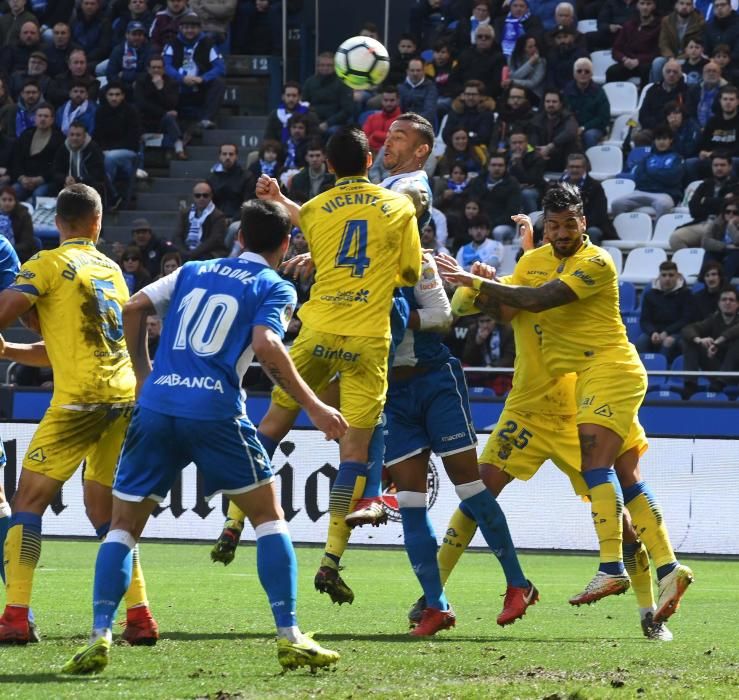 El Dépor empata ante Las Palmas en Riazor