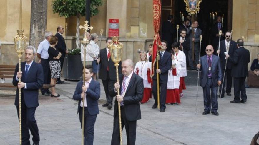 Traslado a San Antolin de la talla de Nuestra Señora del Rosario