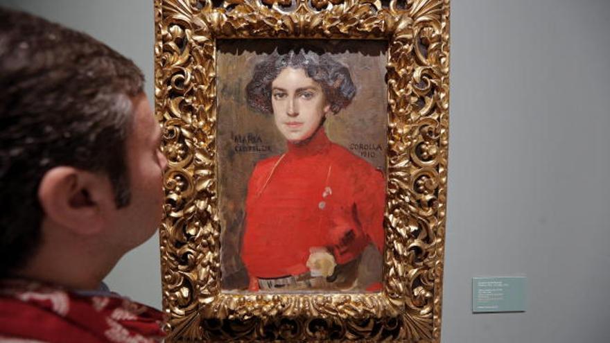 La obra de Joaquín Sorolla &#039;María con blusa roja&#039; de 1910, una de las siete obras del artista valenciano que no se habían expuesto antes al público