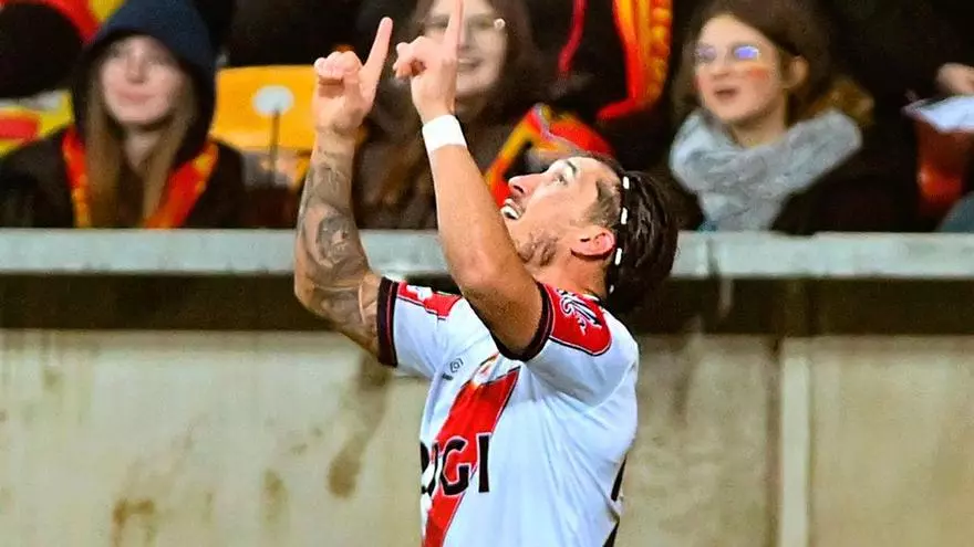 El 'Pacha' Espino marcó el gol de la victoria del Rayo contra el Jagiellonia