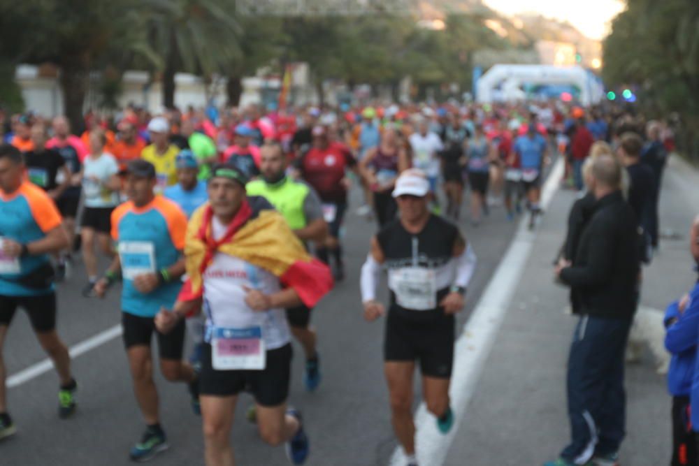 Las mejores imágenes de la Maratón de Málaga 2018