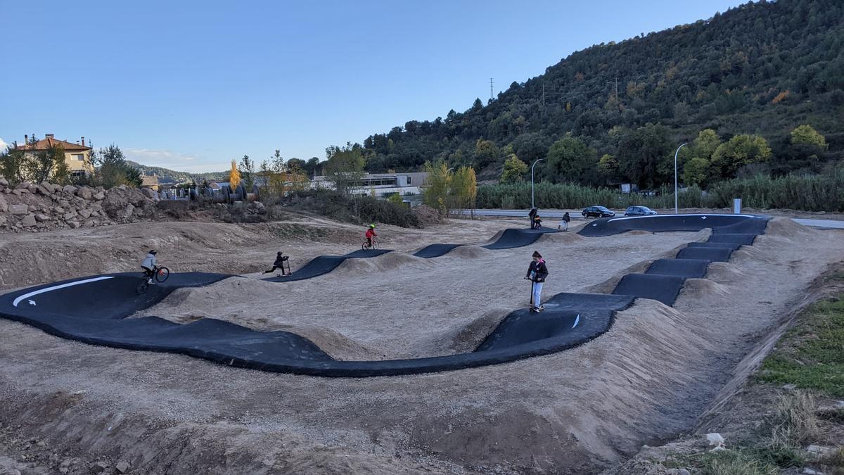 El Pump Track de Puig-reig, el primer del Berguedà