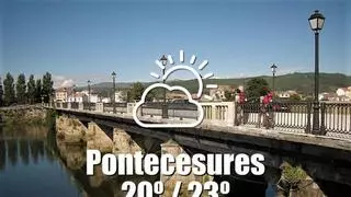 El tiempo en Pontecesures: previsión meteorológica para hoy, miércoles 15 de julio