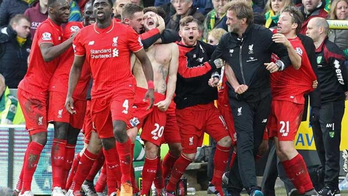 Jurgen Klopp acabó perdiendo las gafas