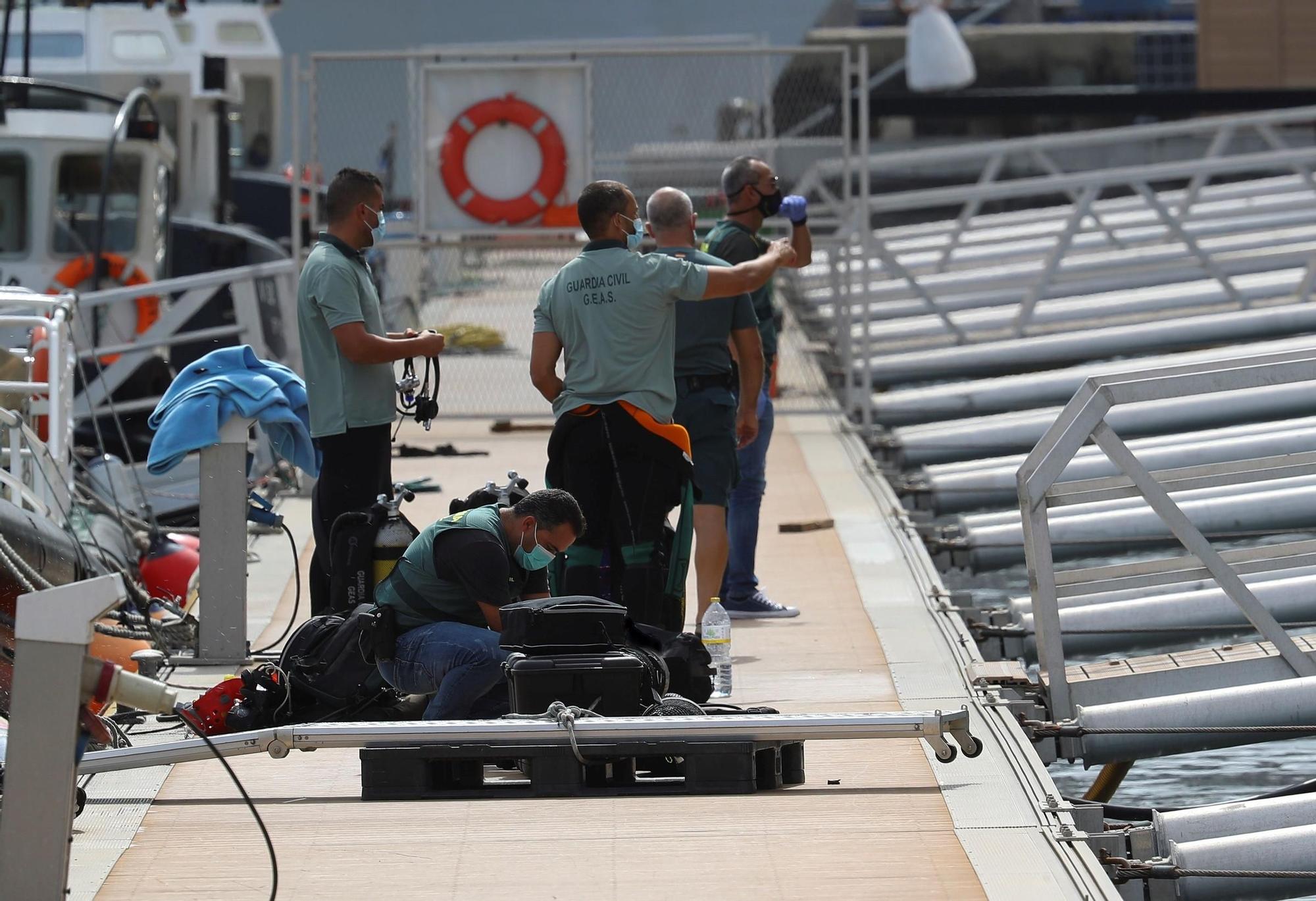 Rescate del cuerpo de la submarinista fallecida en La Luz