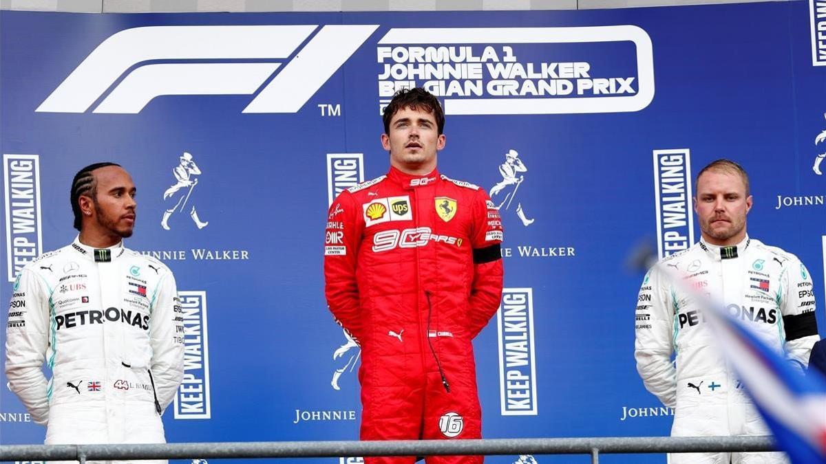 Charles Leclerc (Ferrari) gana en Spa-Francorchamps el GP de Bélgica, su primera carrera en la F1.